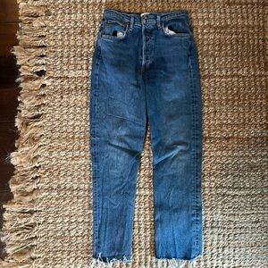 Agolde distressed jeans. Size 27.